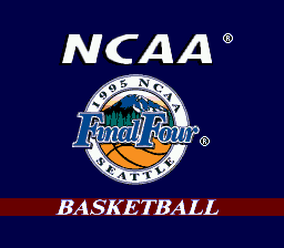 NCAA Final Four Basketball Title Screen